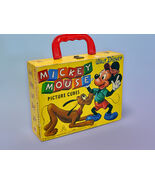 Vintage Mickey Mouse Picture Cubes Toy w/ Pluto &amp; Original Case - $19.99
