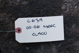 2000-2006 MERCEDES CL600 COOLING WATER PIPE C639 image 2