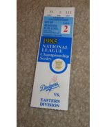Vintage 1985 Baseball Ticket Stub National League Championship Series Do... - £17.16 GBP