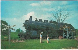 Postcard Train Canadian Pacific Steam Locomotive Doon Pioneer Village Kitchener - $4.94
