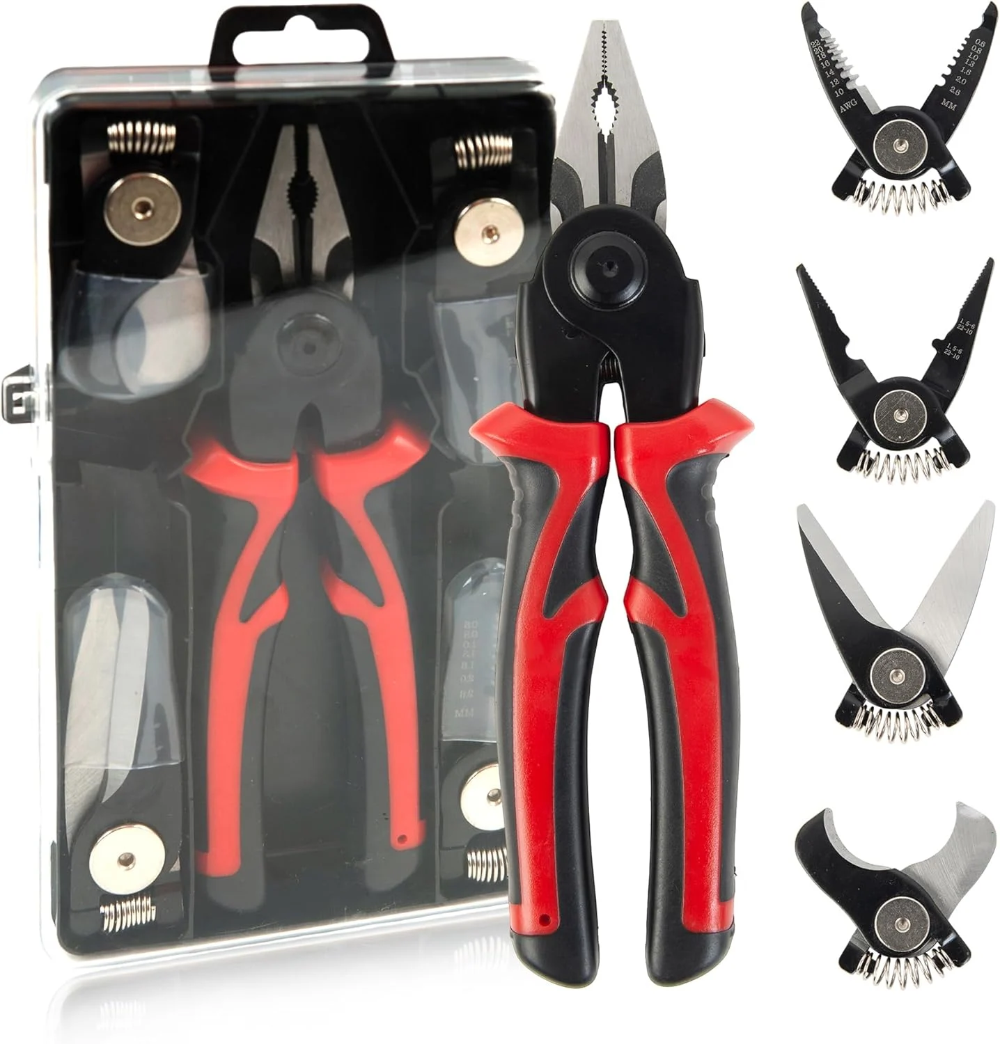 5 in 1 Universal Multi-purpose Interchangeable Head Pliers  - £30.17 GBP