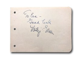 Mitzi Green Hand Signed Album Page Cut JSA COA Autograph Tom Sawyer Actress - £69.78 GBP