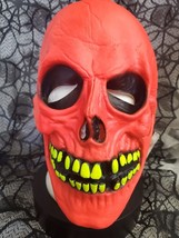 Don Post Studios  Neon Skull Mask Halloween Costume Classic Horror Scary... - £11.87 GBP