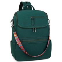 Laptop Backpack For Women Leather Travel Backpack With Laptop Compartment, Desig - £81.30 GBP