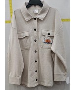 Peanuts Men&#39;’s Halloween Fleece Jacket, Cream Size XL - $43.05 CAD