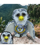 Feisty Pets Plush 9&quot; Henry Hoodunnit Owl Bite Snarl When Squeezed Gag Gift - £9.37 GBP