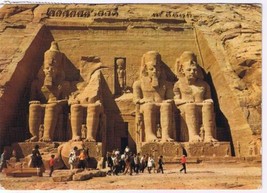 Egypt Postcard The Temple Of Abu-Sembel - £1.63 GBP