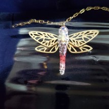 Swarovski Tilly Dragonfly Necklace # 1181331 NIB - $69.78