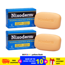 2 Boîtes de NIXODERM Soufre et Acide Salicylique Savon 100g - Acné/Probl... - £22.42 GBP
