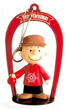 Peanuts - Charlie Brown Bobblehead Merry Christmas Tree Ornament (Circa 2013) - £9.41 GBP