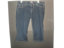 Old Navy The Diva Women&#39;s Crops Size 10 Reg Dark Denim Capris 17&quot; Inseam... - $16.84