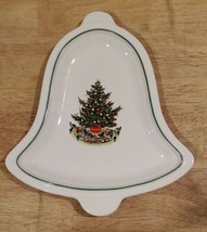 Pfaltzgraff Christmas Heritage, Bell Shaped Dish, Retired Pattern  10 1/4&quot; x 9&quot;  - £7.60 GBP