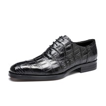 Men Leather  Pattern Shoes Formal Dress Classic Pointed Glossy Mens Wedding Lace - £133.42 GBP