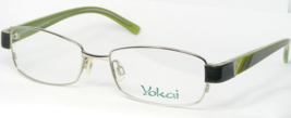 Yokai 40951 col.2 SILVER / GREEN EYEGLASSES GLASSES METAL FRAME 53-16-135mm - $50.68