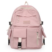 Women Backpack Multi-PocketsTravel Backpacks Students Girls Canvas School Book B - £21.89 GBP