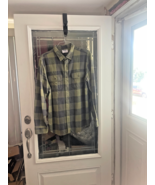 Old Navy Shirt Mens Adult XLT Green Plaid Button Up Preppy Flannel - $21.75 CAD