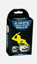 New Franklin Sports 1 Star Table Tennis Balls (Pack of 6) 38 mm Pure Fam... - $173.66 MXN