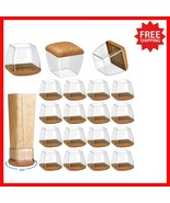 Versatile 16 Pack Chair Leg Caps - Non-Slip Protectors for All Furniture... - $49.57 CAD