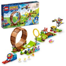 LEGO Sonic The Hedgehog Sonics Green Hill Zone Loop Challenge Building ... - $79.99