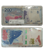 ARGENTINA 2016-18 200 PESOS Bank Note - P364a1E - Authentic Nice Circ - $3.49