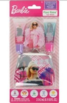 Barbie 4 PC Lip Gloss Sticker and Pouch Set - £11.35 GBP