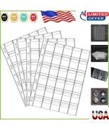 10 High-Quality Coin Holder Sheets with 30 Pockets - Perfect for Collect... - $420.09 MXN