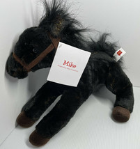 New Wells Fargo Legendary Pony Mike Plush Black Horse Banking 13” - $10.85