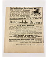 1907 Success Auto-Buggy Company St. Louis, Mo  Times Square Automobile p... - £15.24 GBP