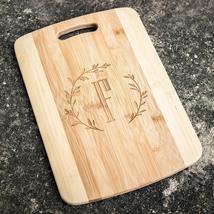 Bamboo - PERSONALIZED Branches with Initial - Cutting Board 14&#39;&#39;x9.5&#39;&#39;x.5&#39;&#39; - £19.14 GBP