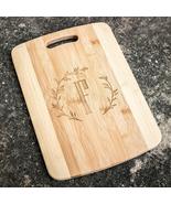 Bamboo - PERSONALIZED Branches with Initial - Cutting Board 14&#39;&#39;x9.5&#39;&#39;x.5&#39;&#39; - £19.55 GBP