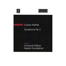 Symphony No.2 (Solo. Mixed Choral, Orchestra) Gustav Mahler - $52.00