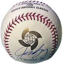 Jason Bay signed Official Rawlings 2006 World Baseball Classic Logo Baseball Can - £55.11 GBP