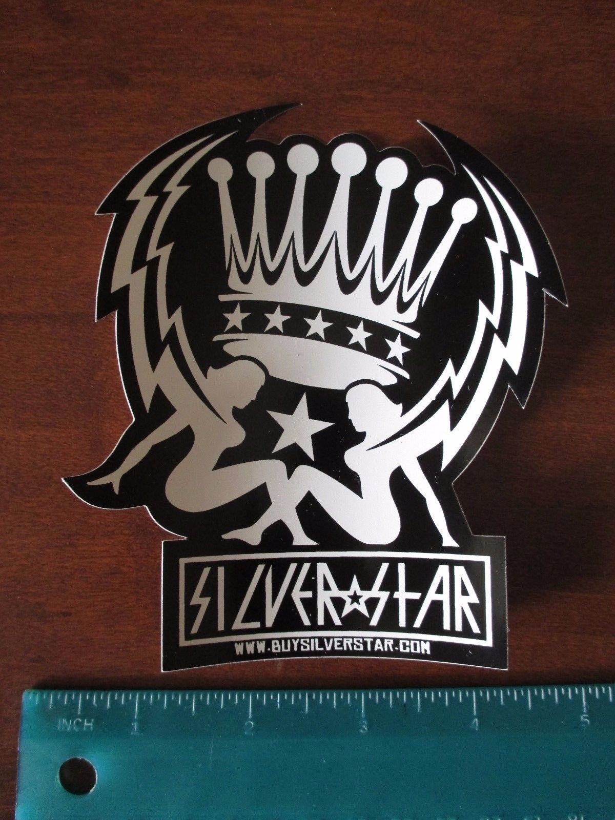 Authentic SILVER STAR Sticker / Decal AWESOME!! Check it out!! GIRLS - $1.99