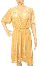 Isabel Marant Etoile Womens Vintage Lynna Silk Wrap Velvet Short Dress M 36 - £104.75 GBP