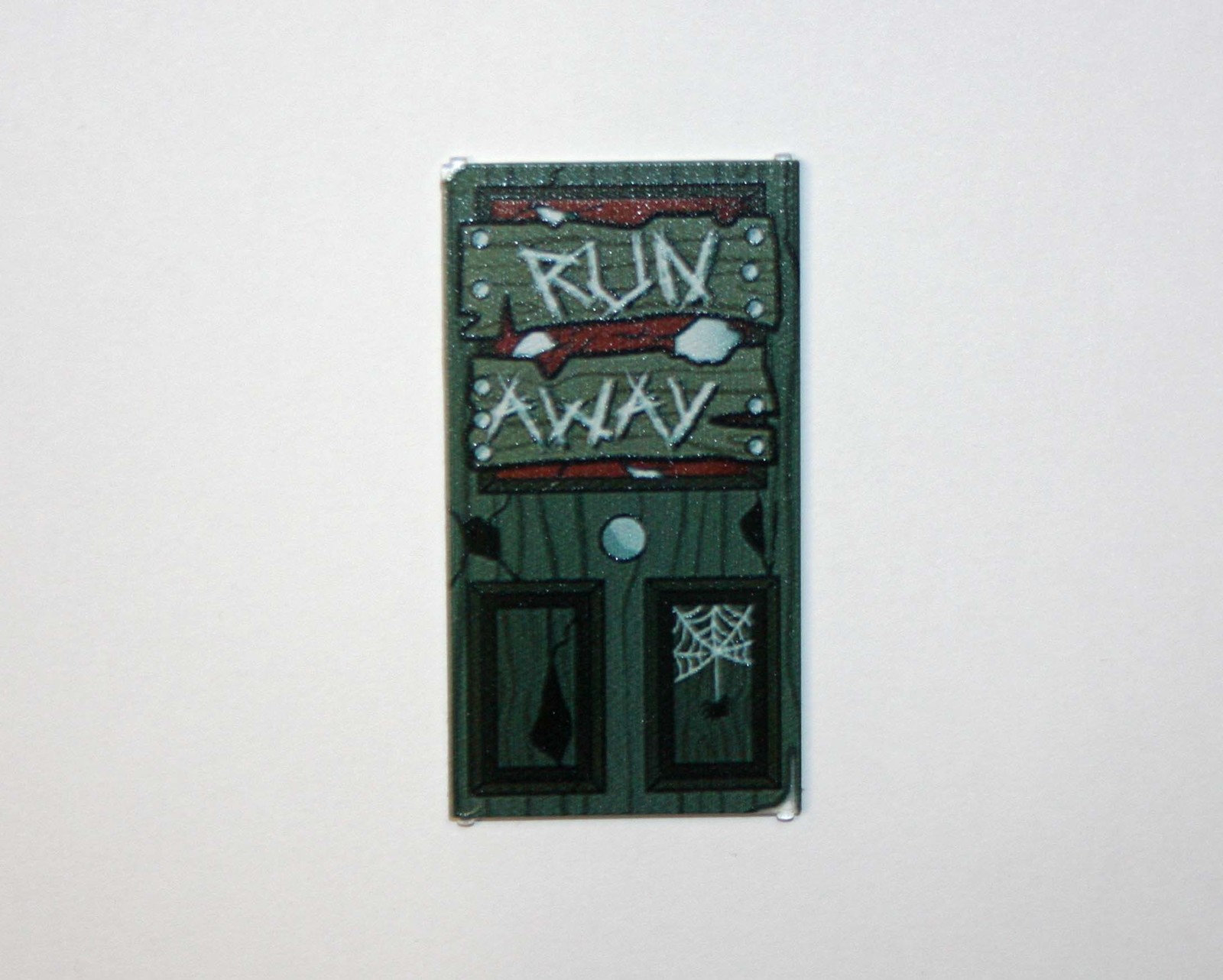 Haunted House Horror Wooden Door Piece Custom Minifigures - $5.45