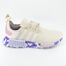 Adidas Originals NMD R1 Wonder White Beige Purple Womens Running Shoes GW5694 - £75.89 GBP