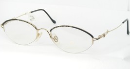 Vintage Etienne Aigner EA455 49 Or / Noir Mat Lunettes 50-19-135mm - £57.29 GBP