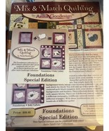 Mix &Match Quilting Anita Goodesign Foundations Special Edition Pattern #11AGSE