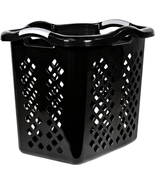 EGEN Home Logic 2 Bushel Lamper Plastic Laundry Basket with Silver Handl... - £30.06 GBP