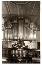 Pipe Organ Black And White Postcard - £6.62 GBP