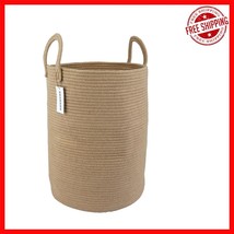 Durable Tall Cotton Rope Storage Basket - Perfect for Baby Rooms &amp; More - $52.37