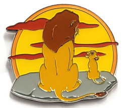 WDW Disney Lion King Simba Mufasa Pride Rock Sunset Scene Animated Movie... - $12.99