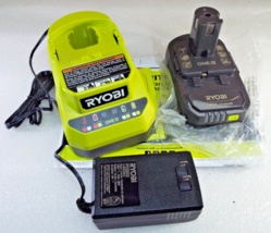 Ryobi PCG002 Battery Charger 18V One+ With 2ah Li Ion Battery Power Tool Set New - £32.79 GBP