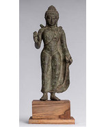 Antigüedad de Indonesia Estilo Javanés Standing Protección Estatua de Bu... - $2,789.09
