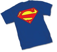 SUPERMAN 52.2 SYMBOL Vintage Logo Graphitti Designs DC Comic T Shirt NEW - $17.99