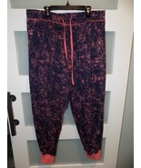 LuLaRoe Jax Dark Blue and Salmon Splatter Joggers Size XL Women&#39;s - €16,90 EUR