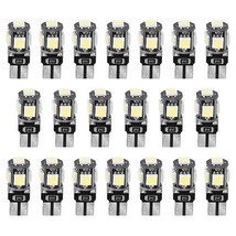 [Pack of 2] 20Pcs T10 SMD5050 LED Light Bulbs 6000K Wedge Light Lamps Dome Ma... - £30.98 GBP