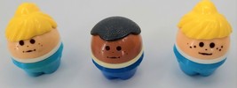 Vintage Fisher Price Miniature Chunky People Bundle (lot of 3) - $13.30