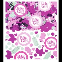 Baby Shower Girl Hot Pink Confetti Value Pack 3 Styles 1 Package 2.5 oz New - $5.81 CAD