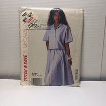 Easy Stitch &#39;n Save 3043 Size 6-10 Misses&#39; Shirt and Skirt - £10.05 GBP